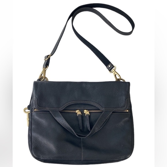 Fossil Erin Foldover Crossbody Tote Bag - Picture 1 of 10
